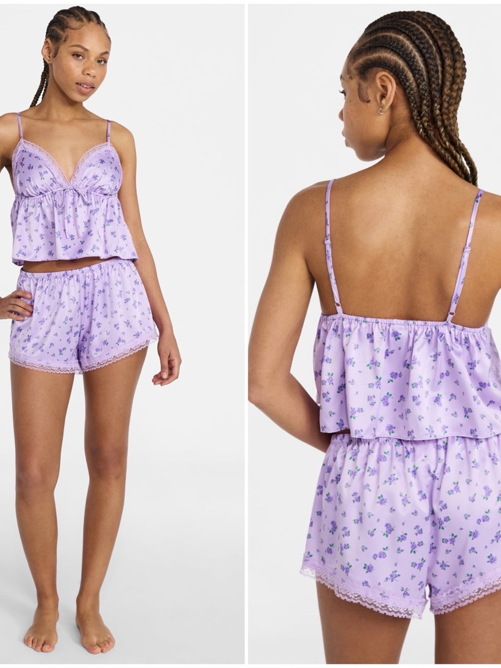 NWT No Boundaries Stain Cami & Shorts Sleep Set
